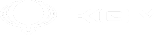 logo kgm white 2